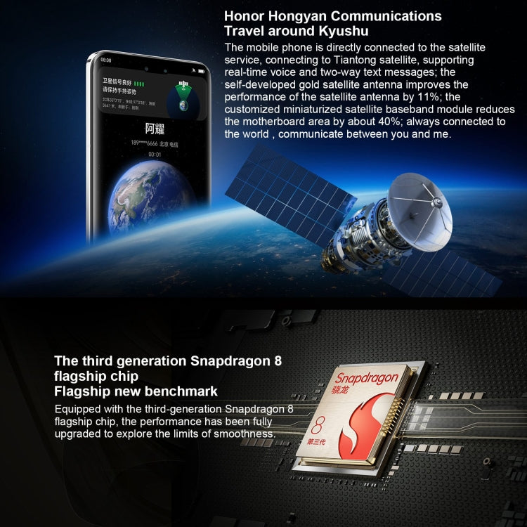 Honor Magic6 Pro, 6.8 inch Magic OS 8.0 Snapdragon 8 Gen 3 Octa Core up to 3.3GHz, Network: 5G, OTG, NFC, Support Google Play Honor Magic6 Pro, 6.8 inch Magic OS 8.0 Snapdragon 8 Gen 3 Octa Core up to 3.3GHz, Network: 5G, OTG, NFC, Support Google Play